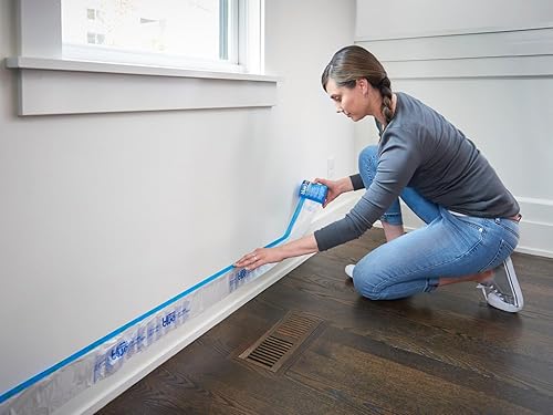 Miniatura 8 de ScotchBlue Plástico de pintura en cinta, mide desplegado 24 pulgadas por 30 yardas PTD2093El-24-S