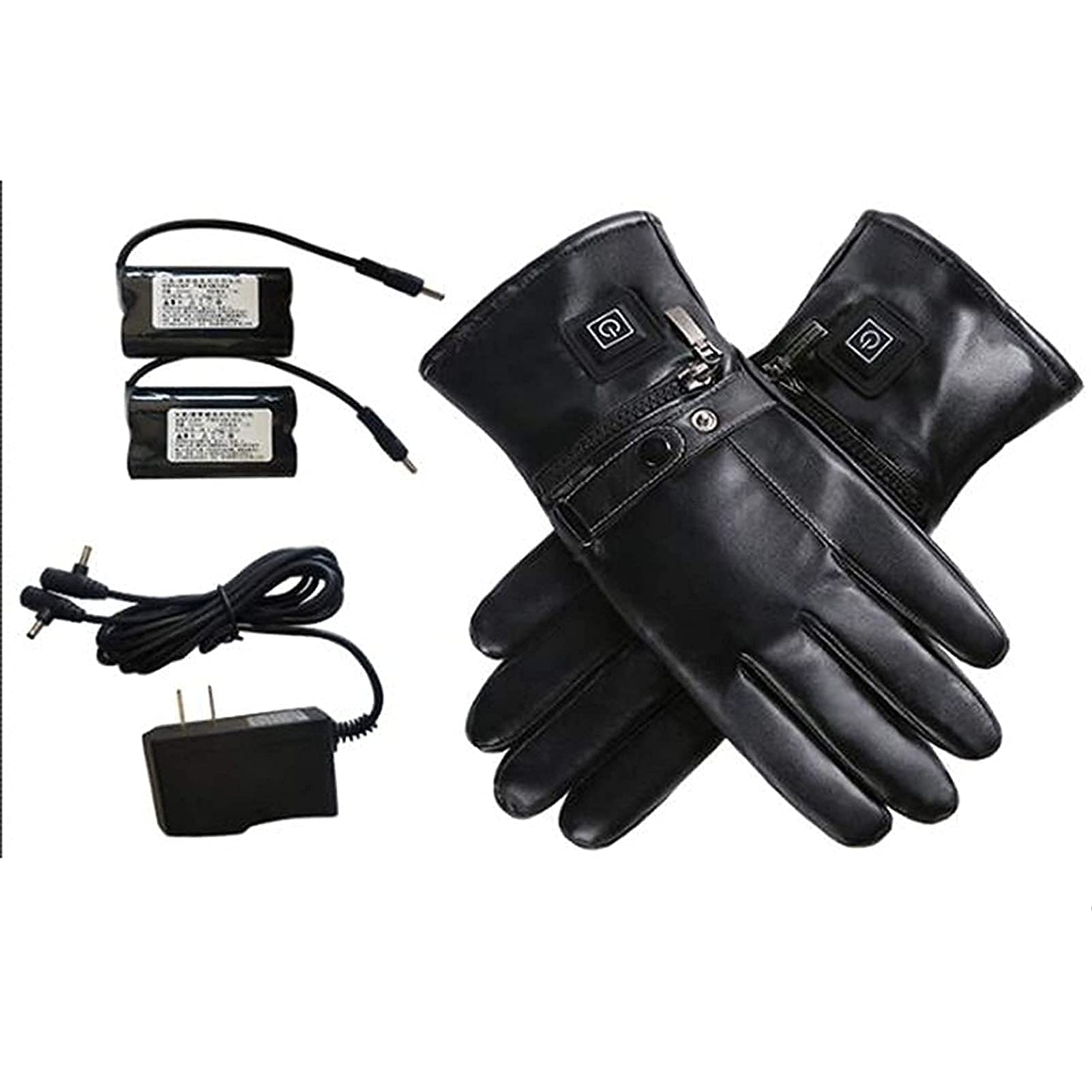 Uomo Donna Guanti riscaldati Guanti Invernali elettrici Touchscreen Guanti Caldi Batteria Ricaricabile per Riscaldamento per Guanti da Caccia per Escursionismo in Moto da Sci