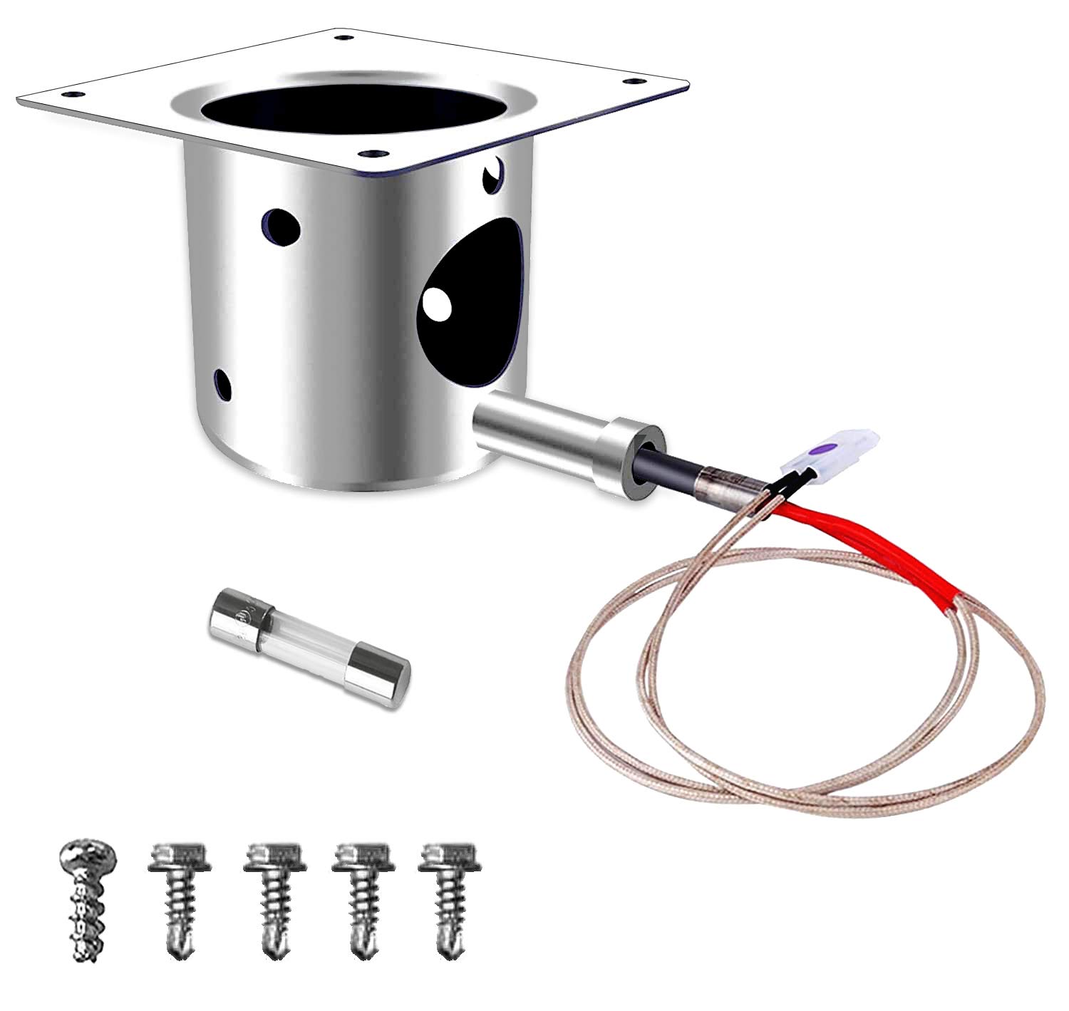 Buy ABOTE Fire Burn Pot and Hot Rod Ignitor Kit Replacement Parts for