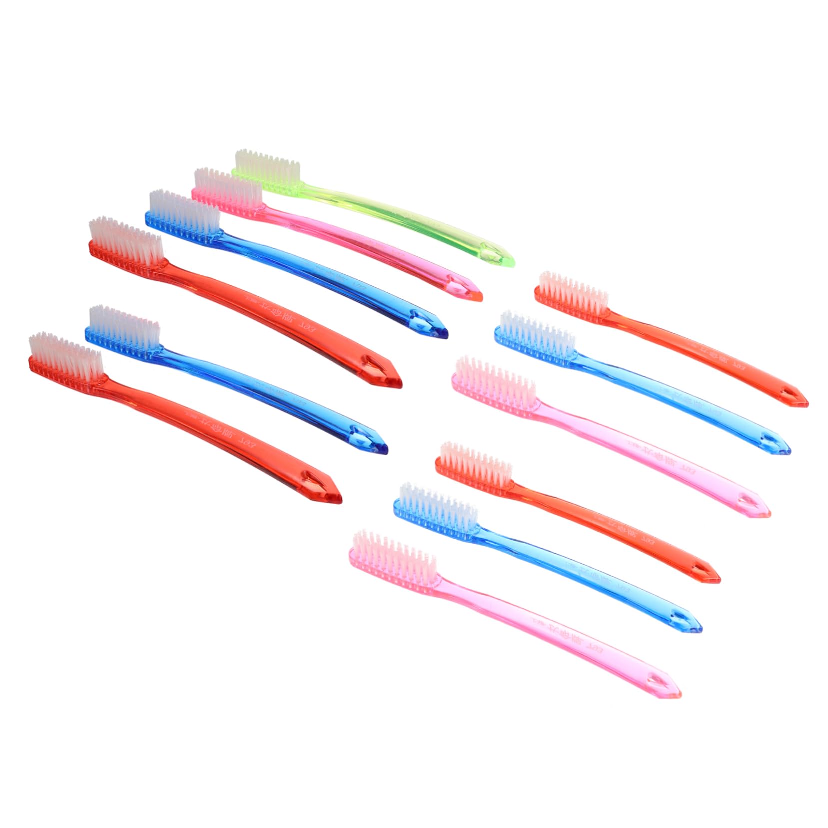 Healeved 132pezzi Spazzolini Denti Adulti Con Setole Dure Pulisci e Sbianca Per Salute Ottimale Dei Denti Casuali Design Ergonomico e Antiscivolo