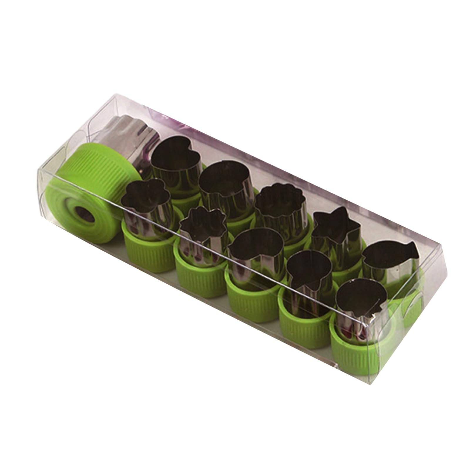 Buxuaaaa Of 12 Biscuit Molds Small Cookie Molds Various Shape Biscuit Cutter Cookie Tool Present for Baking Enthusiasts Creative Baking Tool