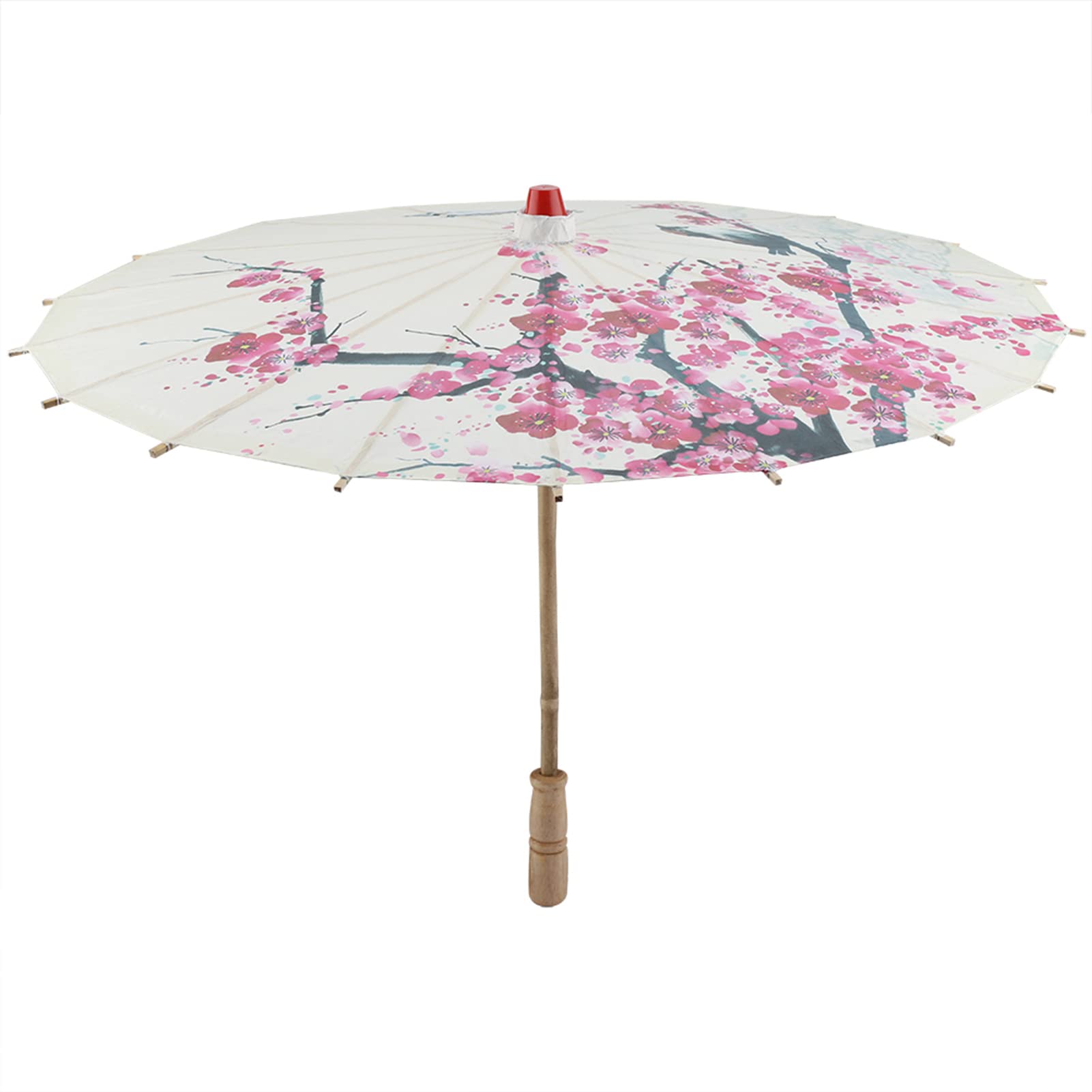 Tbest Ombrelle Asiatue, Ombrelle Japonaise,Paluies Japonais pour Femmes,Paluie en Papier Huilé Fait Main De Petite Taille Paluie De Danse Classue d'art noileur De Prunier