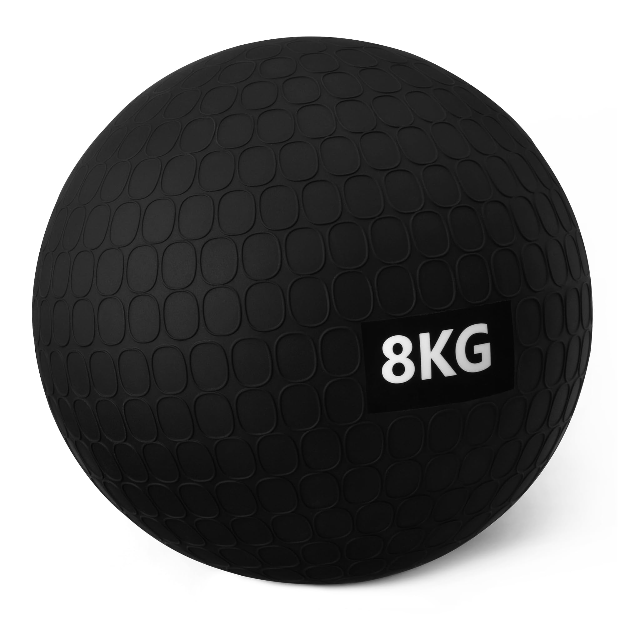 Amazon Basics – Slam-Medizinball für Übungen, 8 kg, Schwarz