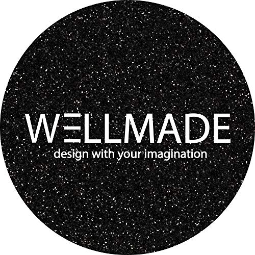 Glitter Paint Additive For Paint-150G/5.3Oz + 1Pc Free Buffing Pad Wall Interior/Exterior, Ceiling, Wood, Metal, Varnish, Dead Flat, Diy Art And Craft (Black) #TOP1