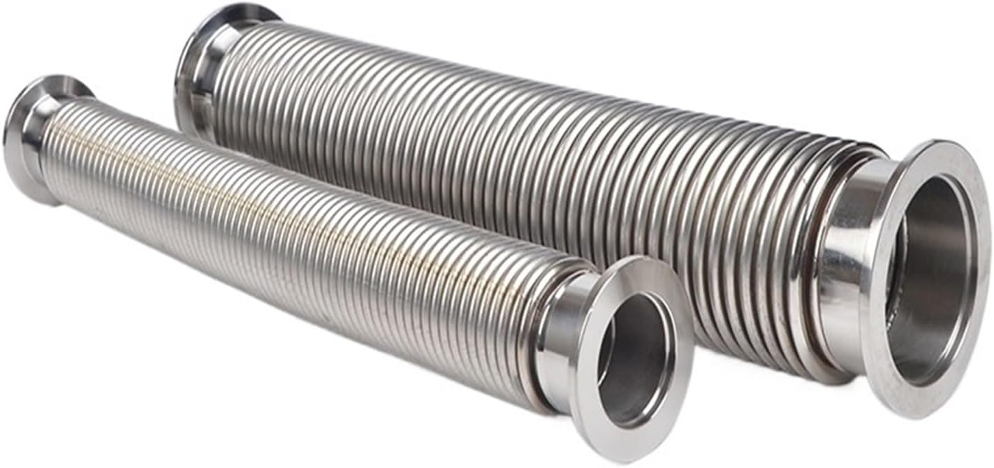 真空コルゲートパイプ、真空フレキシブルホース、ステンレス鋼、ヘリウムリーク検出(KF40,300mm)