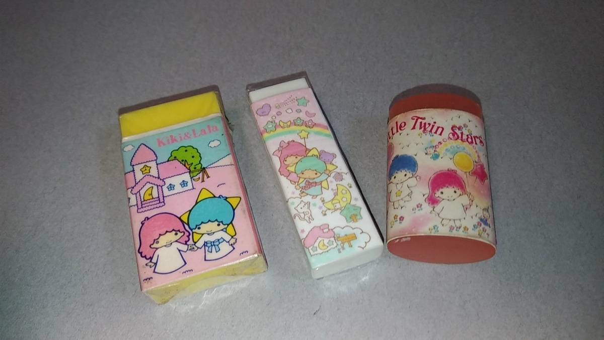 Amazon | キキララ 消しゴム セット 昭和レトロ 1976 2013