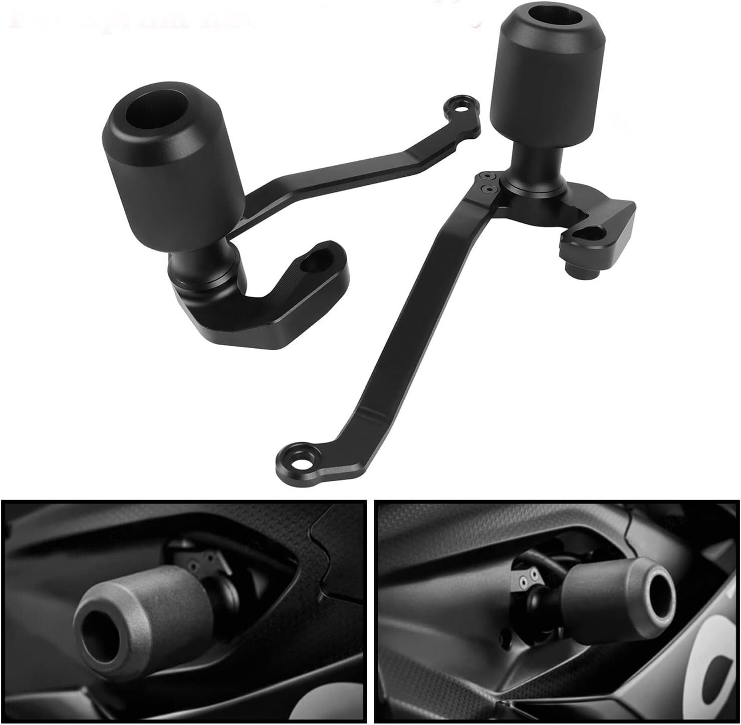 DEAVER Paratelaio Moto per Apr-Ilia RS660 RS 660 2020-2023 Moto Protezione dalla Caduta Paratelaio Carenatura Guard Crash Pad Protector Moto Crash Slider