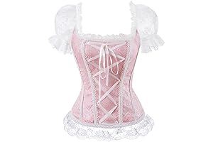 Pink Princess Corset with Renaissance Flair