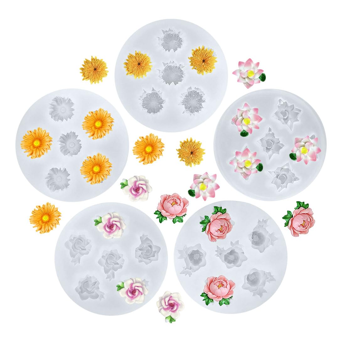 Moule silicone rose 3D pour créer vos bougies et décors