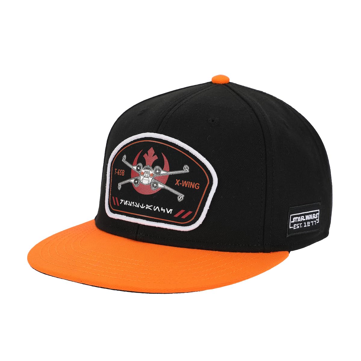 BioworldStar Wars Spaceship Jedi Symbol Black Snapback Hat