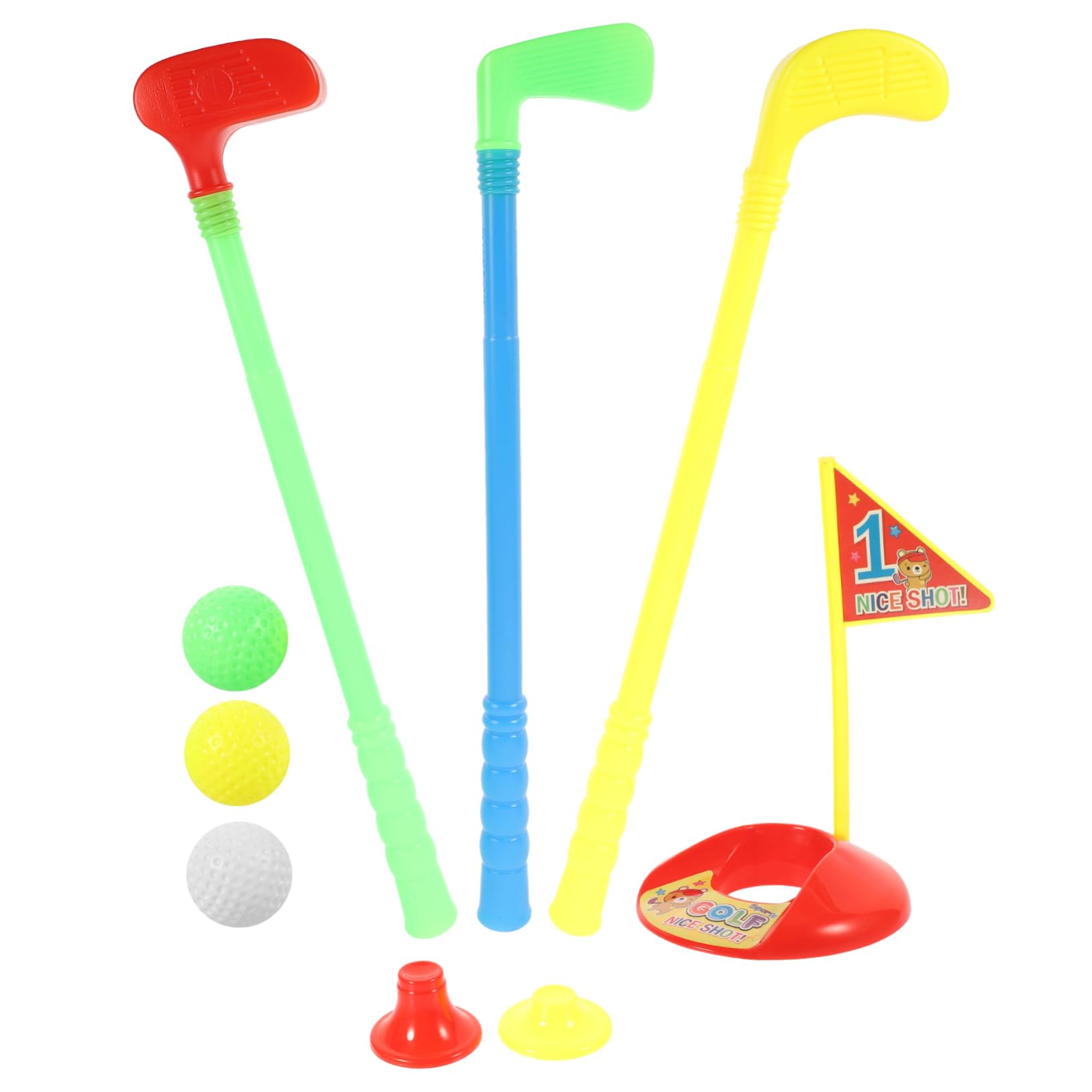 CORHAD 1set Boy Girl Golf Set Golf Toys for Outdoor Fun for Boys and Girls Stimulates Athletic Ability and Parent-boy Girl Bonding Highly Realistic Experience
