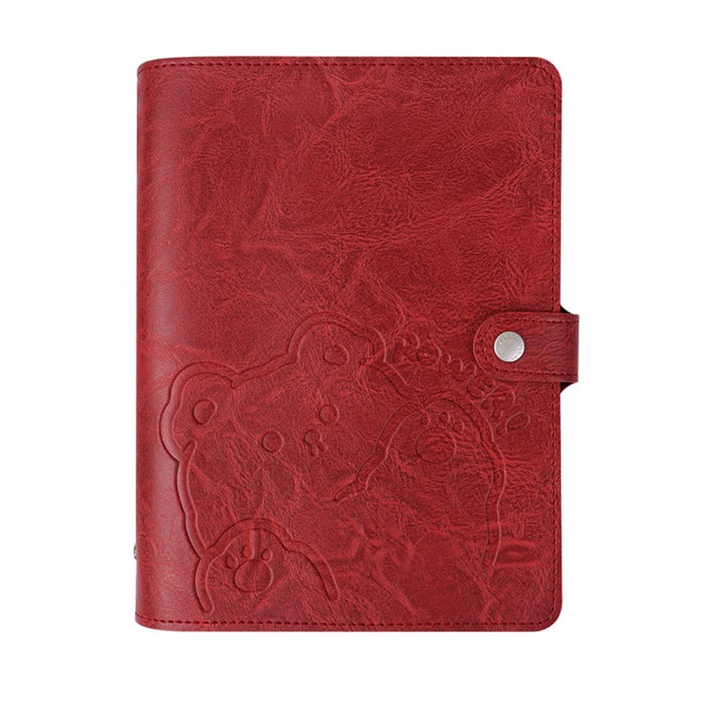 SePKUs Composizione Quaderno Grafico Quaderno Carino A5 Carta millimetrata Regalo Compatibile con Diario di Viaggio Scrittura Creativa Art Sketchbook (Rosso B)