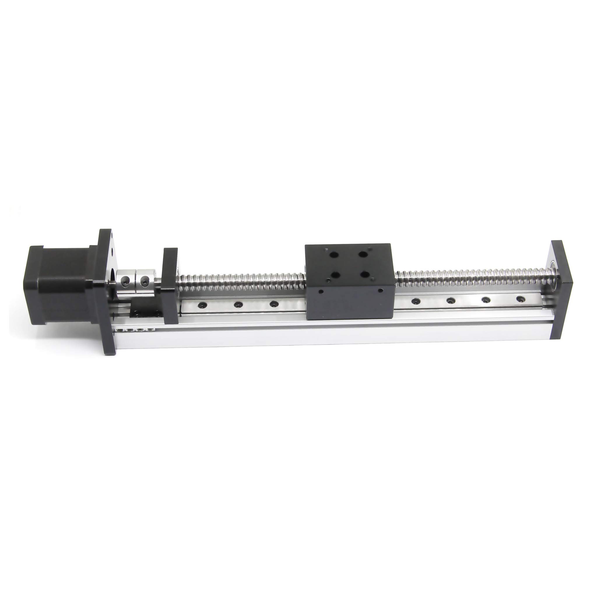 Siłownik liniowy o długości skoku 200 mm z kwadratowymi szynami liniowymi, śrubą kulową SFU1204 z silnikiem krokowym NEMA17 do części do routera CNC DIY, oś XYZ