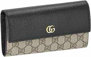 Amazon | [グッチ] 長財布 レディース GG マーモント ブラック