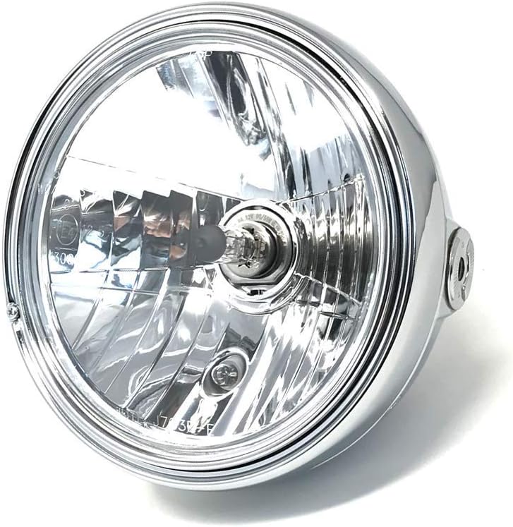 Alchemy Parts Motorcycle 8" Inch Headlight 12V 55W Chrome