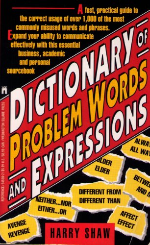 Dictionary of Problem Words and Expression: Dic... 0671545582 Book Cover