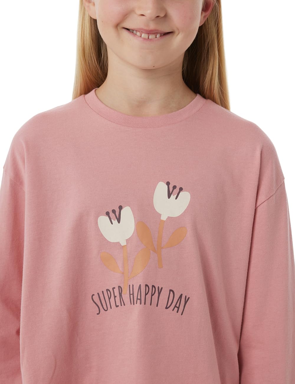Schiesser Mädchen Schlafanzug Set Pyjama Lang Ohne Bündchen 100% Baumwolle - Größe 98 Bis 176 Pyjamaset