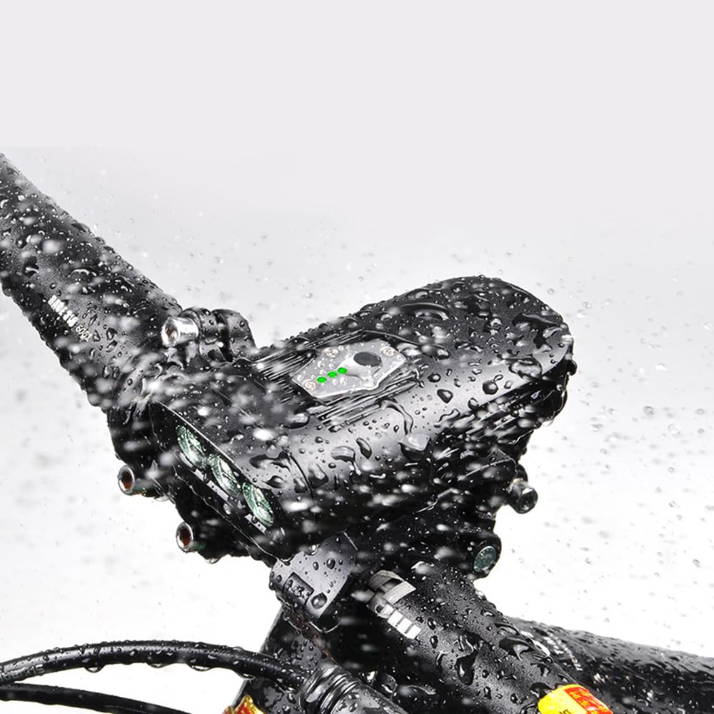 Faro Anteriore per Bicicletta T6 L2 Faro Anteriore con Ricarica USB Faro Anteriore per Bicicletta Impermeabile Accessori per Bicicletta