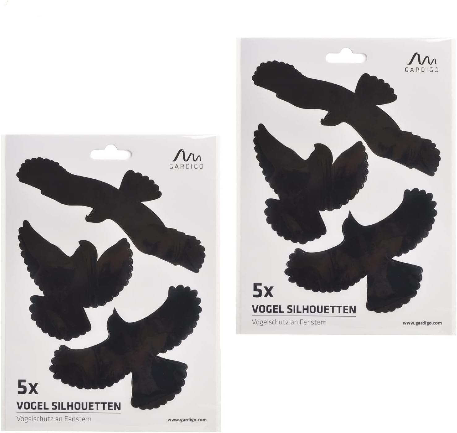 Adesivi Anticollisione Per Uccelli - 10 Pezzi, Sagome Nere Per Finestre, Protezione Uccelli E Vetri - Foto 9