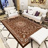 [Facile à nettoyer]: le velours de tapis est très court, pas de poussière cachée, de résistance aux taches, facile à nettoyer. Il peut être nettoyé avec un aspirateur ou lavé avec de l'eau et du détergent, et la couleur sèche est aussi brillante que la nouvelle. Cela résout le problème que la plupart des tapis ne sont pas faciles à entretenir.