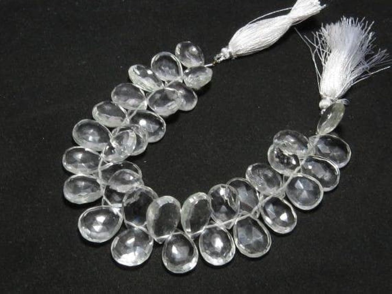 Quartz cristal facetté de haute qualité pour bijoux haut de gamme