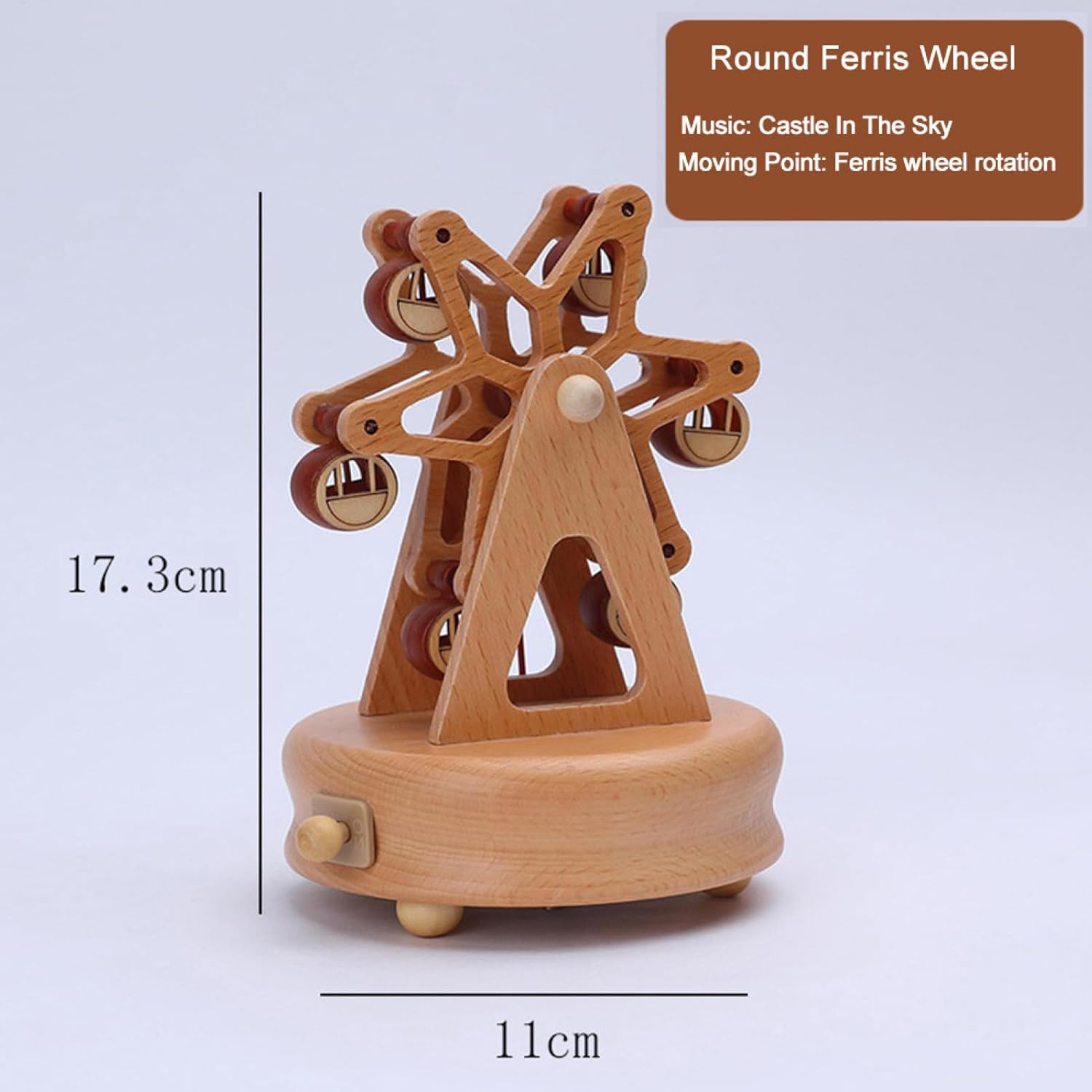 Music Box - Clockwork Castle Ballet Dancer Musical Box - Classical Music for Girls Christmas Birthday Gift or Desk Decoration Ornament