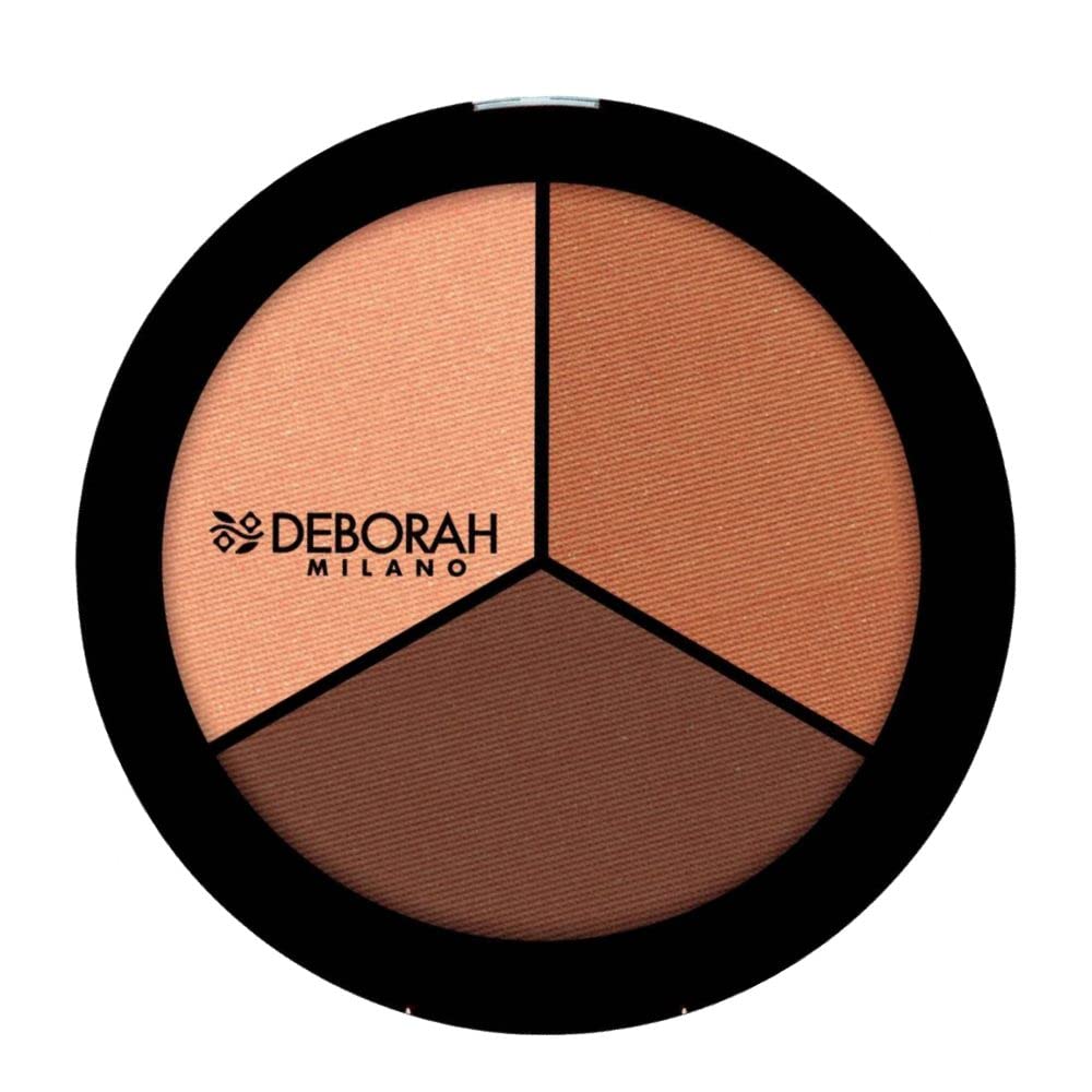 Deborah Milano Contouring Trio Palette, N.01 Fair, 1 Unité