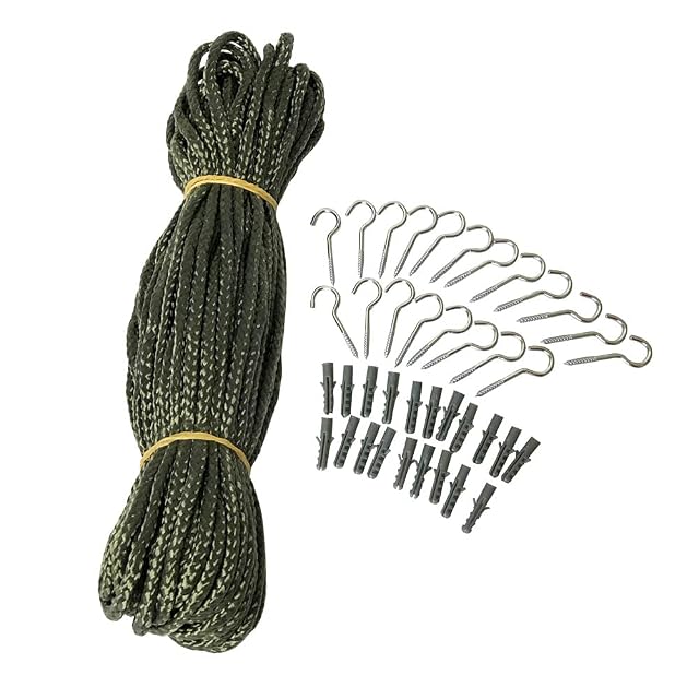 Foto 5 de 8 de Ancecos Red para Gatos Balcones Reforzada con Alambre,Resistente;Verde;6x3m