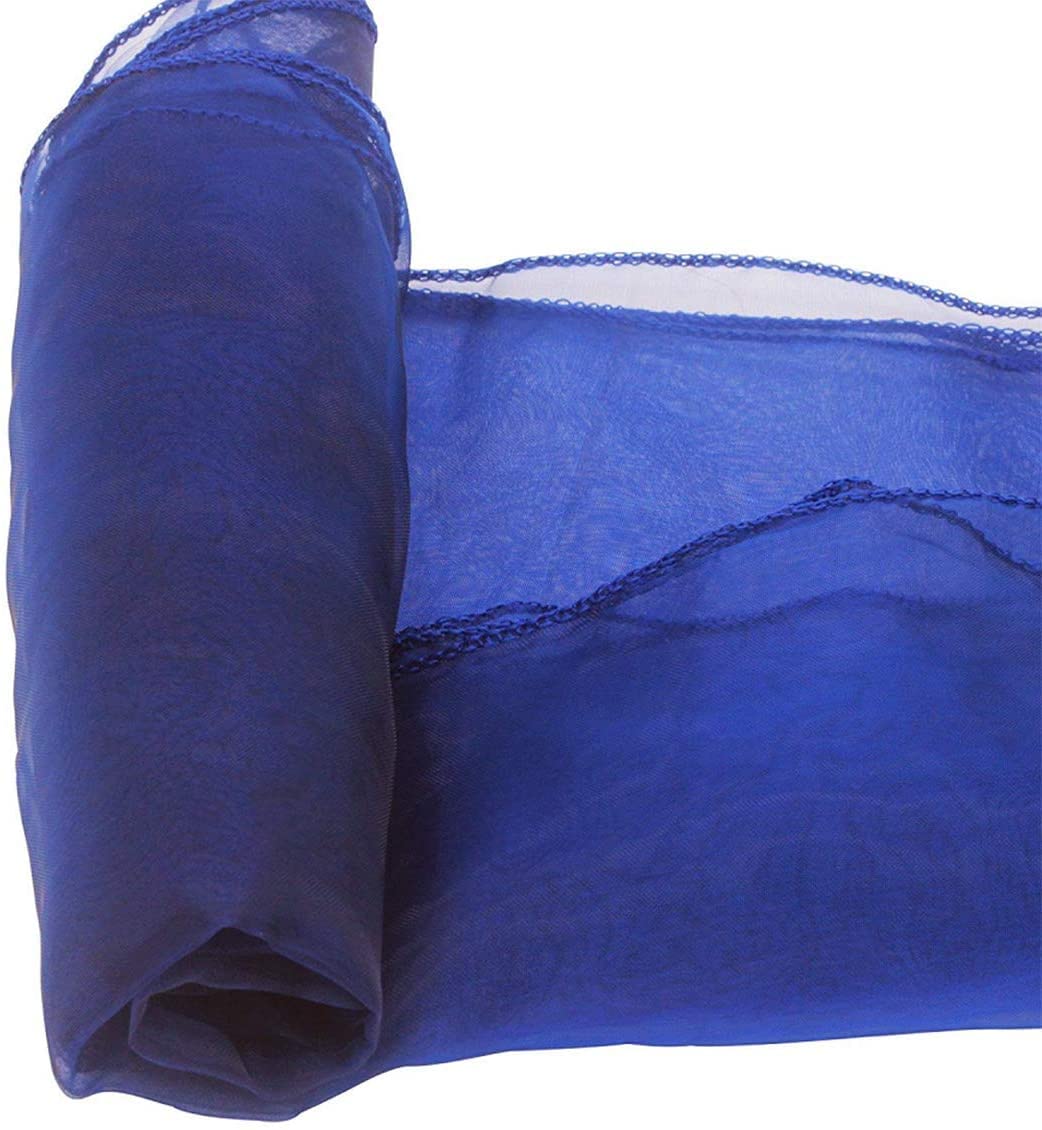 100 Stück Bänder aus Organza, Stuhlhusse, Schleifen, für Hochzeit, Dekoration, Zeremonie, Party, Event, Geburtstag, 17 x 275 cm, Marineblau