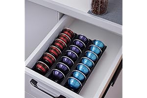 Vertuo Pod Storage: Coffee Capsule Organizer and Storage Tray