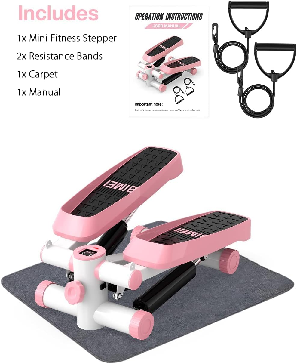 Buy Tohoyard Stepper for Exercise, Mini Aerobic Stepper with Display
