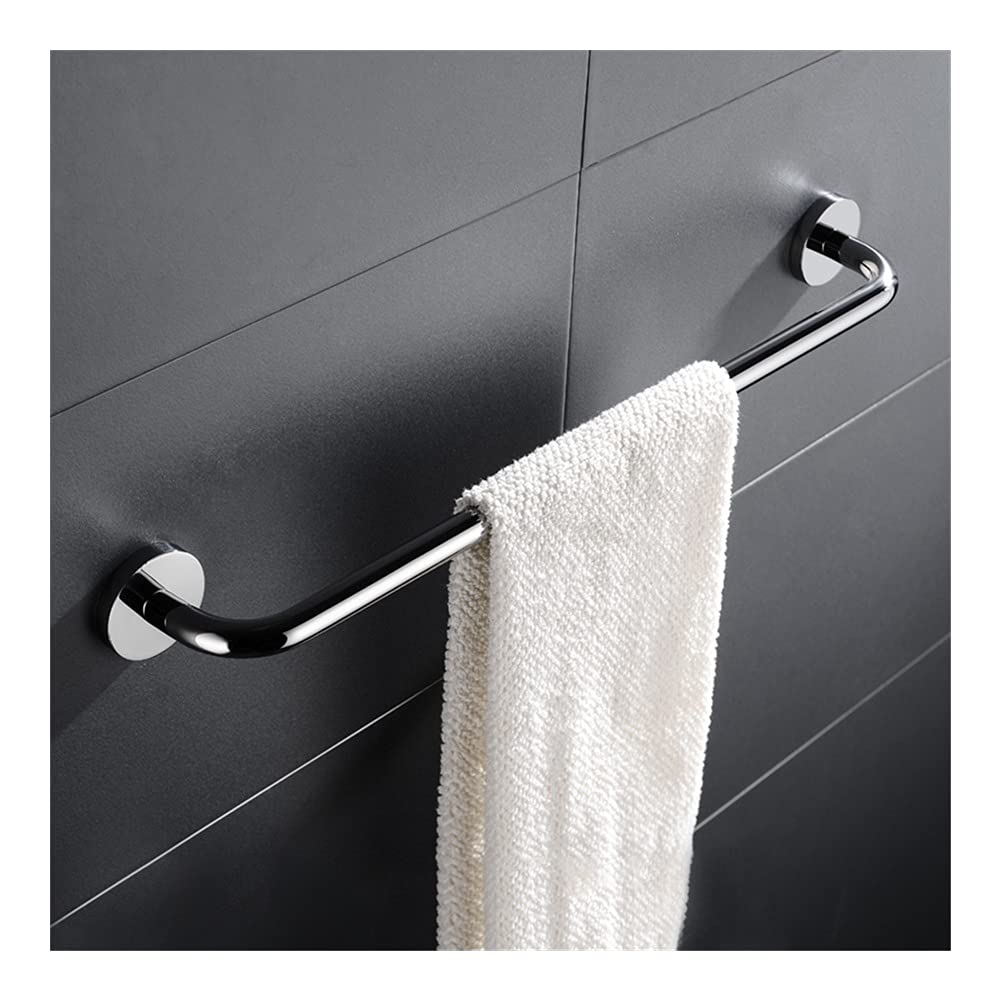 Porte-serviettes et ensemble de quincaillerie de salle de bain chromé 5 pièces
