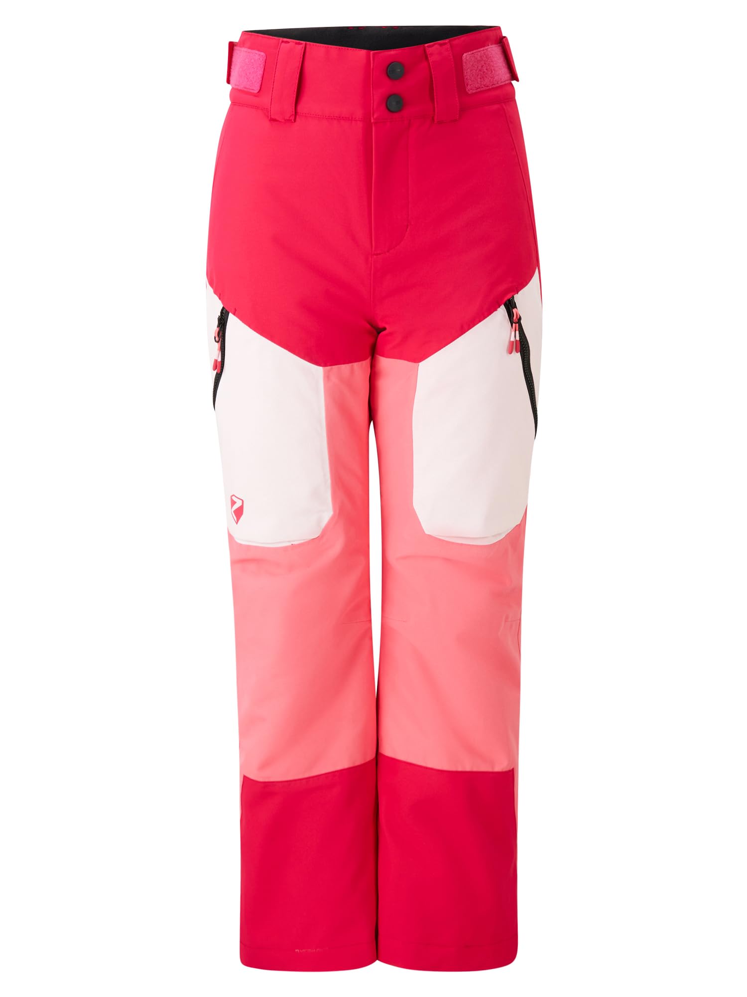Ziener Children's Arnuro-Z Ski Trousers, Snow Trousers, Waterproof, Belt Loops, PFAS Free, Strawberry Sorbet, 164