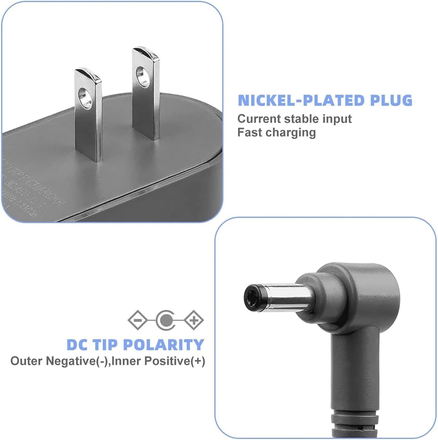 Charger,Compatible For Dyson， Vacuum Cleaner V6/V7/V8 V11/V15 30.45V 1.1A DC31 DC34 SV18 Digital Cordless Replacement Power Supply Adapter(V6 V7 V8,US Charger)