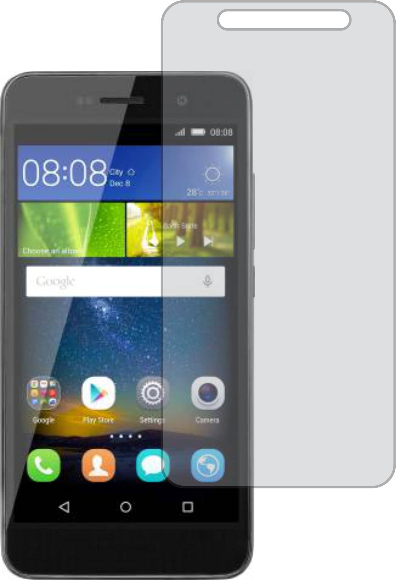 FASHEENMatte Screen Guard, Anti Glare Eye Protection, Flexible, Shatterproof 9H Nano Fiber, Not a Tempered Glass, Not Edge to Edge, Impossible Matte ScreenGuard for HONOR HOLLY 2 PLUS