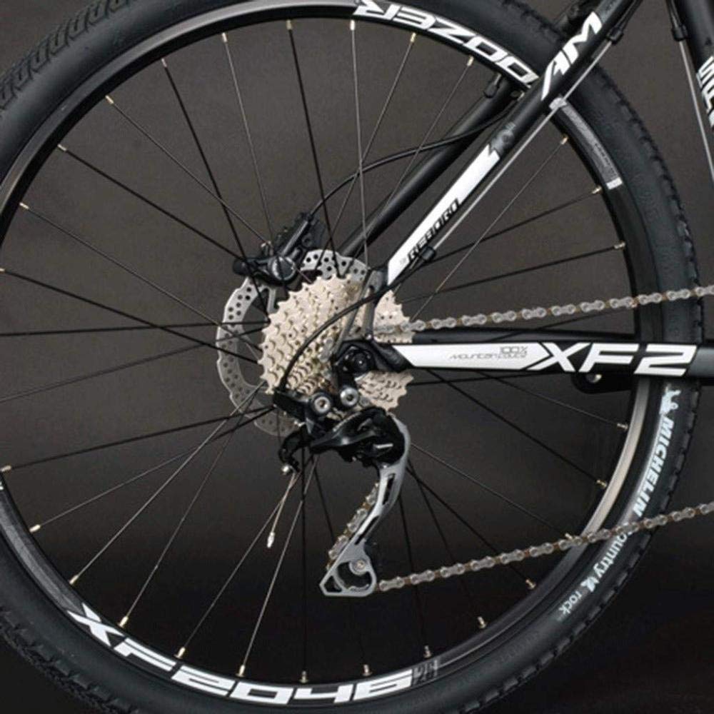 Vorderrad MTB Bike HINTERRAD 29"Räder Bike Alloy Wheel Set Scheibenfelgenbremse 8/9/10/11 Speed ​​Sealed Bearings Nabe Schnellspanner, Grau-27,5 Zoll