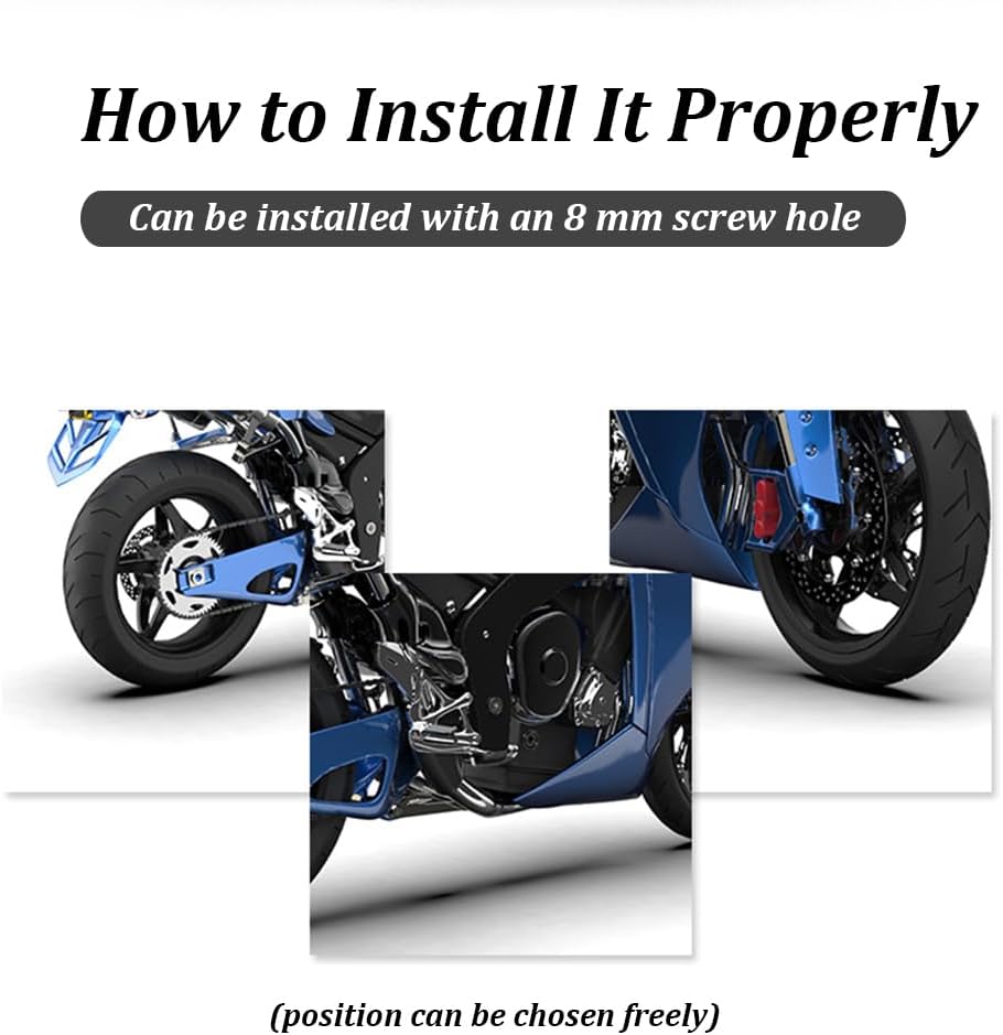 2 PCS Motorcycle Frame Sliders for Honda CBR 1000RR CBR1000RR CBR 1000 RR, Exhaust Anti Crash Falling Bar Protector, Anti-Fall Stick Engine Guard Pads, Motorcycle Accessories, B Blue
