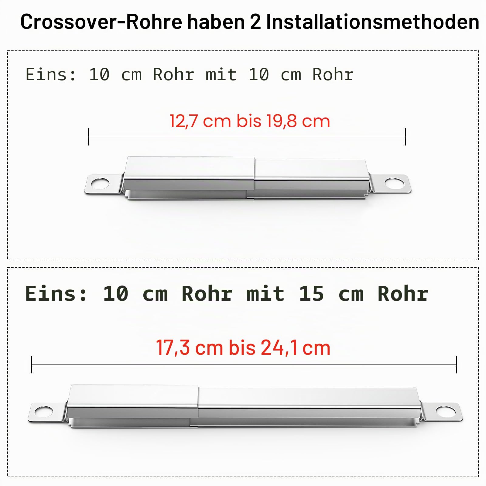 Denmay Universal Ersatzteile für Charbroil, Barbecook Vanilla, Barbecook 300 Gasgrill, Tenneker TG4, 31-45cm Brenner, 37cm Brennerabdeckung und Crossovers, Flammenverteiler Rohrbrenner, 3 Stück