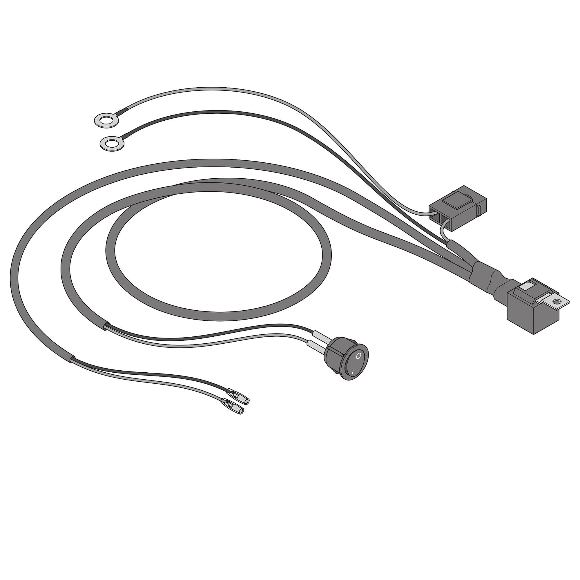 Osram Wire Harness AX 1LS, kit de faisceau de câbles pour bandes lumineuses de voiture, jeu de câbles pour l'installation d'une source lumineuse, adaptateur pour phares de voiture