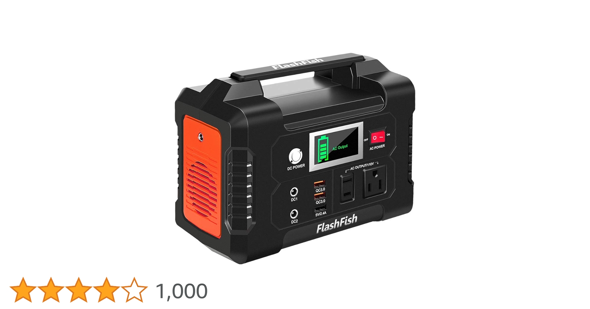 【新品】FlashFish ポータブル電源 40800mAh Amazon.co.jp: FlashFish ポータブル電源 大容量 小型発電機