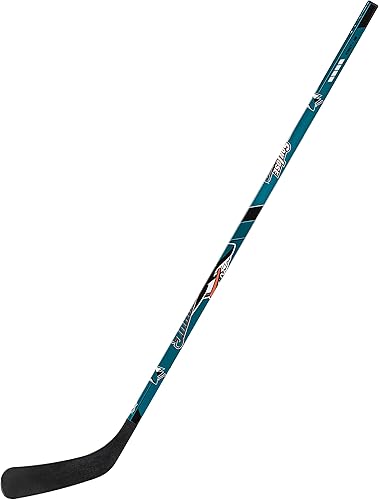 Vista 206 de Franklin Sports NHL Team - Palo de hockey callejero de vinilo de 48 pulgadas Pittsburgh Penguins