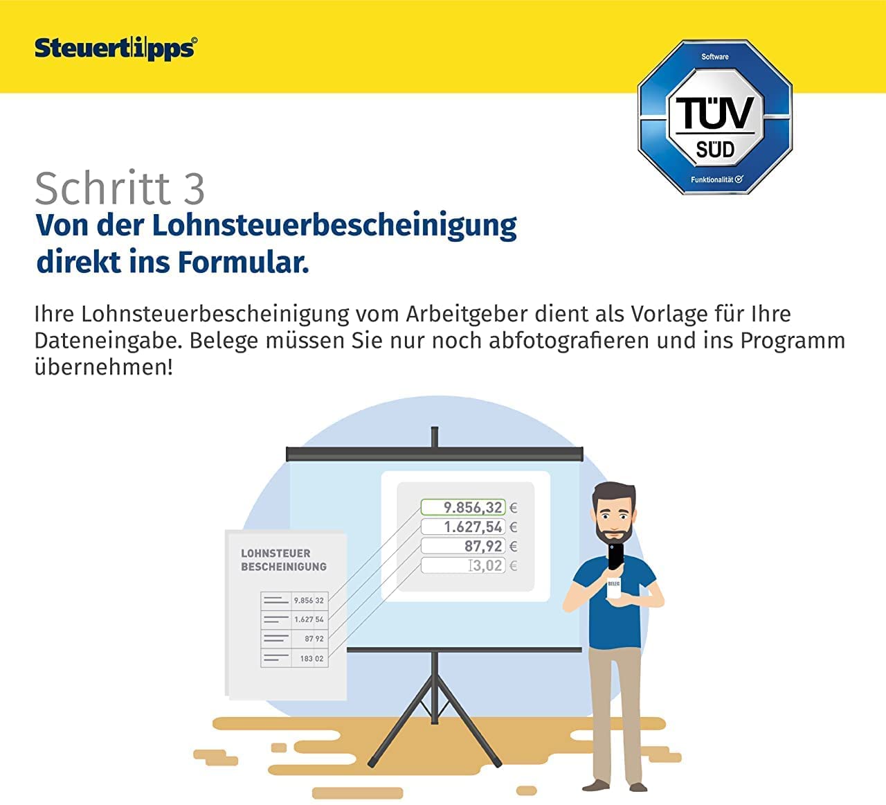 SteuerSparErklärung 2022, Steuersoftware für Steuererklärung 2021, CD-Version für Windows 8, 10, 11