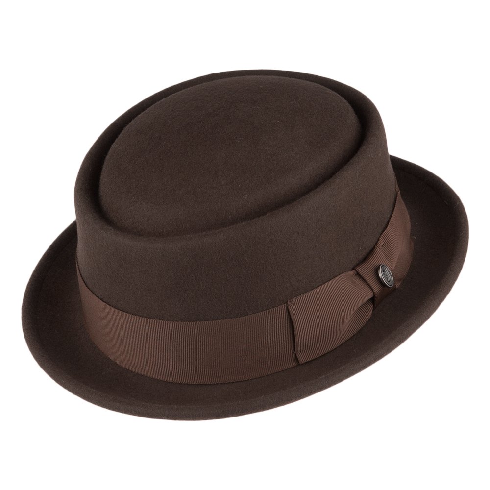 Jaxon & James Chapeau Pork Pie Déformable Gris
