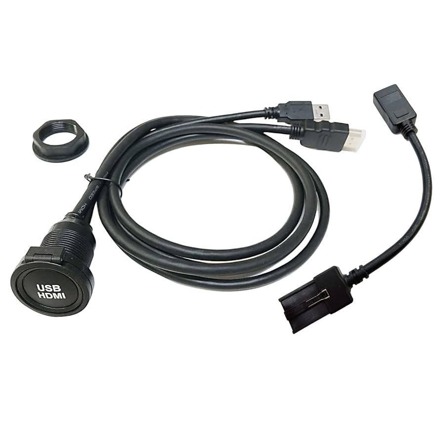 USB HDMIミラーリングポート純正タイプE-A USB入力ポート＆HDMI入力ポート オーディオ中継 オーディオ