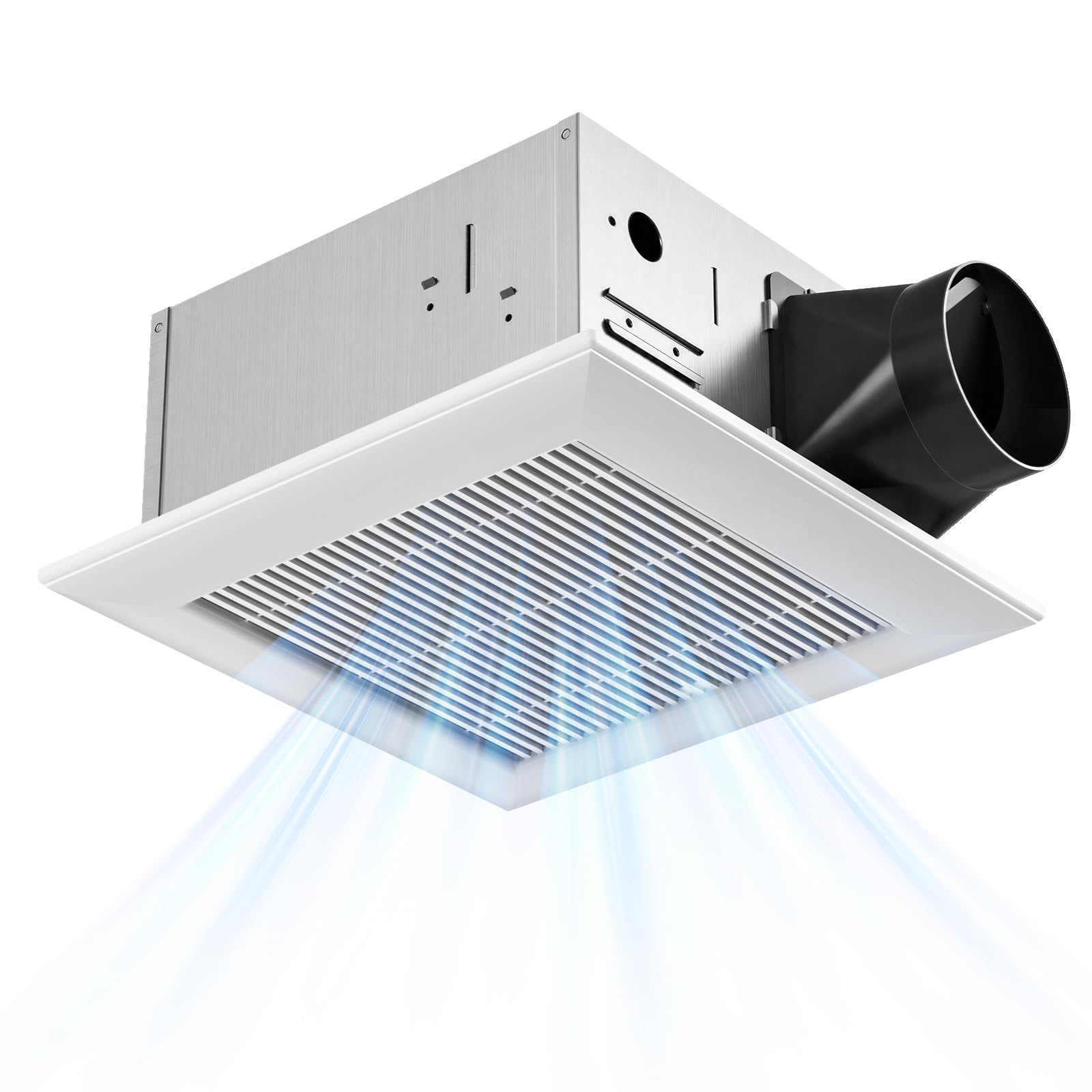 Amico Bathroom Exhaust Fan, 1.5 Sones, 160 CFM, No Attic Access Needed