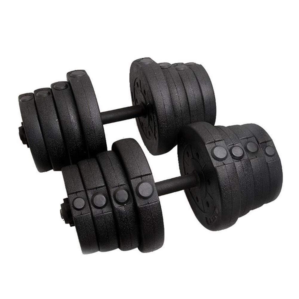 Dumbbells Adjustable 66 Lb Weight Dumbbell Set Fitness Arm Muscle Gym/Family Barbell Board Fitness Workout, Black Strength Training Equipment (Size : 30KG(15kg2))
