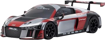 Kyosho ASC MR04W-MM Audi R8 LMS 2016 Gray/Red MINI-Z BODY - MZP246RGB