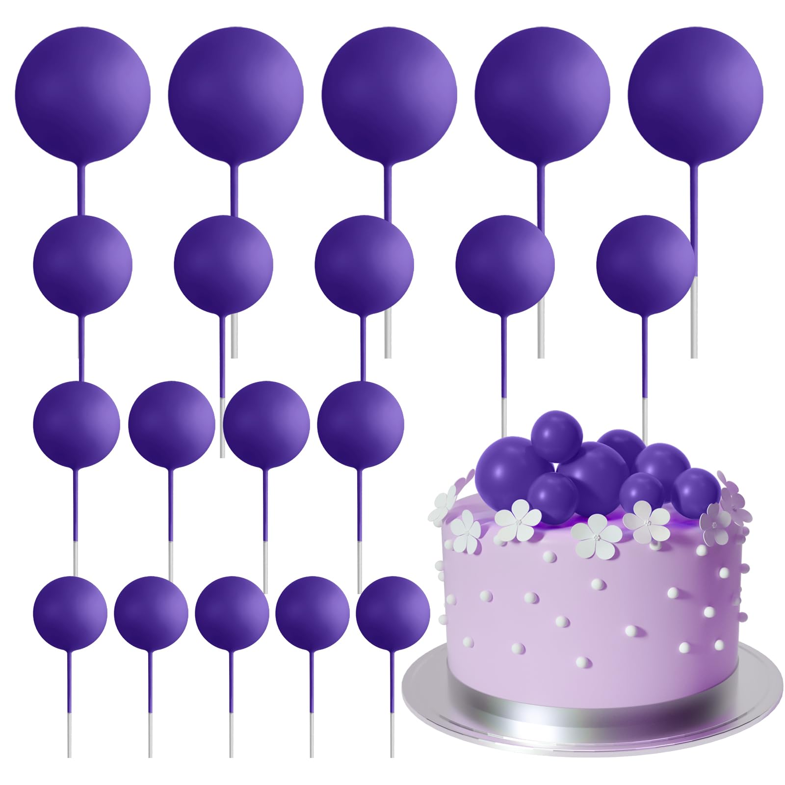 Palline Decorative Per Torte Lmlliang 20 Mini , Decorazioni Fai Da Te