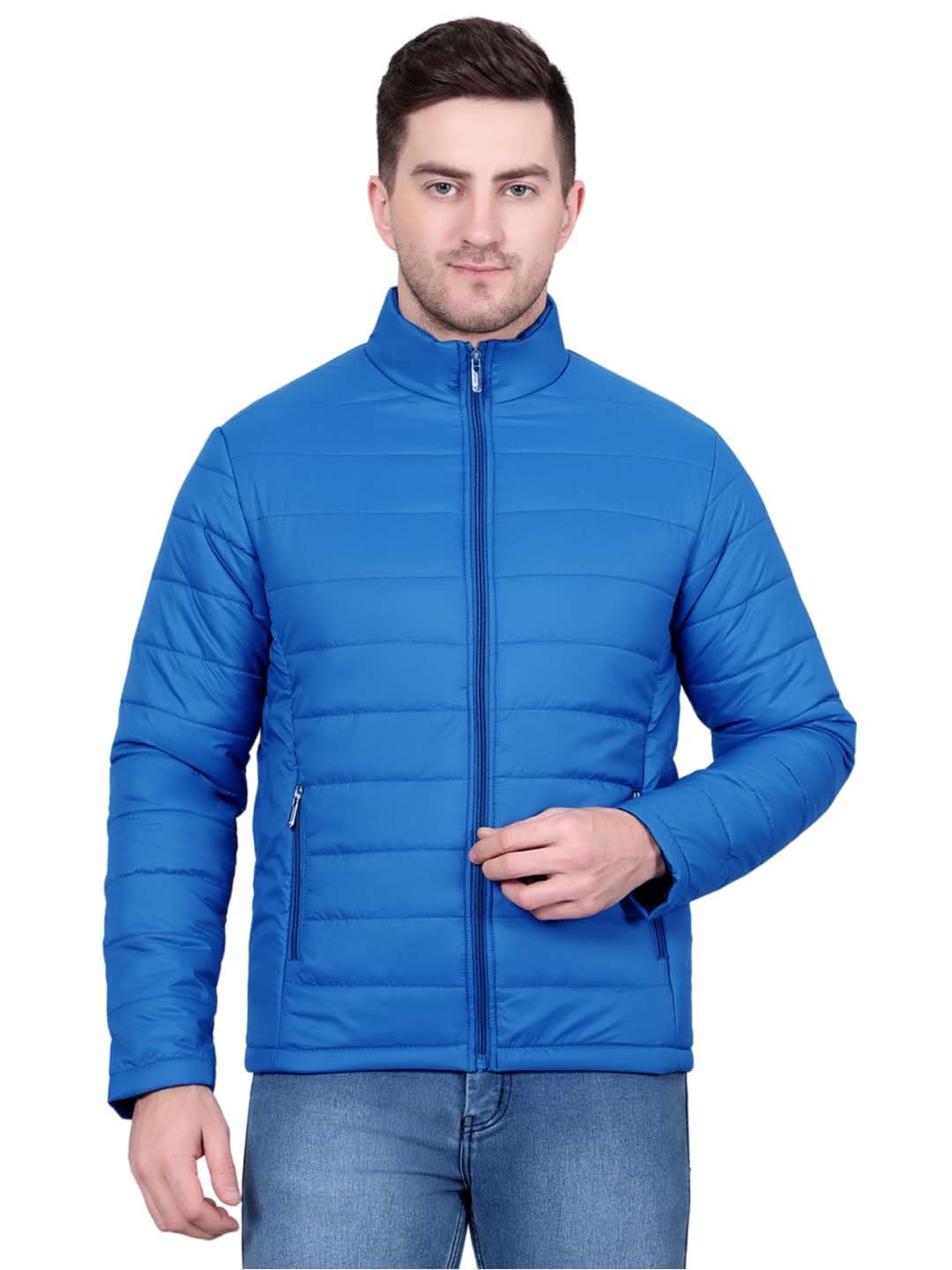 Men’s Functional and Fashionable Layer Full-Zip Puffer Jacket-image-1