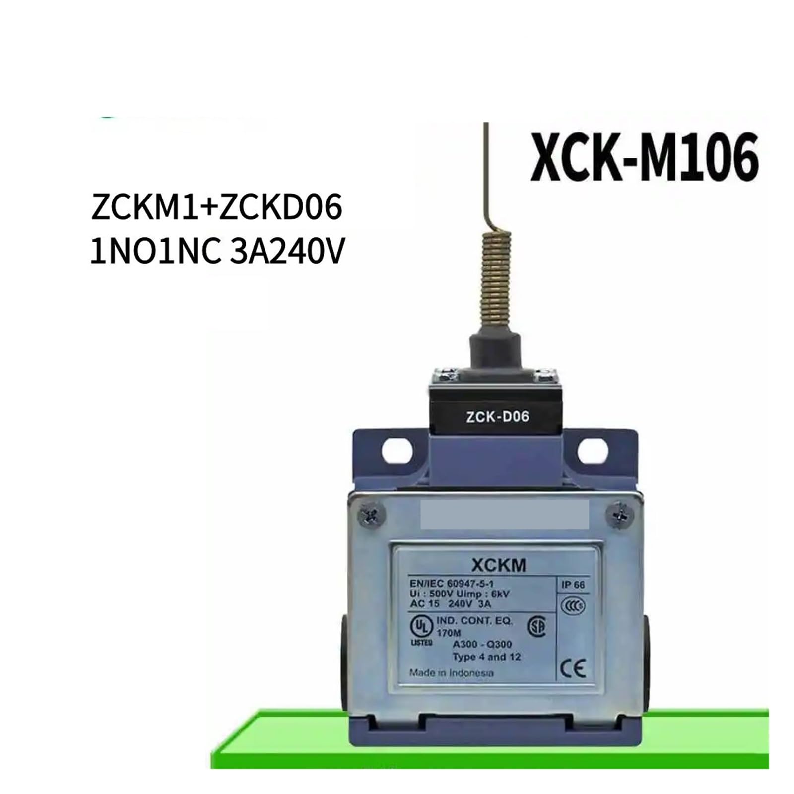 1 pz XCKM121 XCKM115 XCKM102 XCKM106 XCKM108 XCKM110 XCKM123 XCKM131 XCKM141 XCKM159 XCKM181 XCKM191 Finecorsa(XCK-M106)